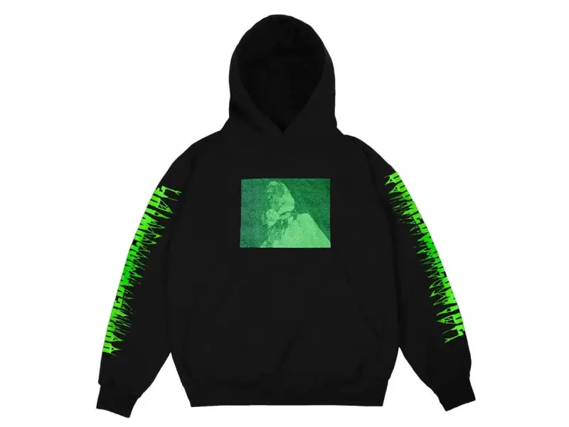 Doomed Brand "Give Up" Hooded Pullover - Black