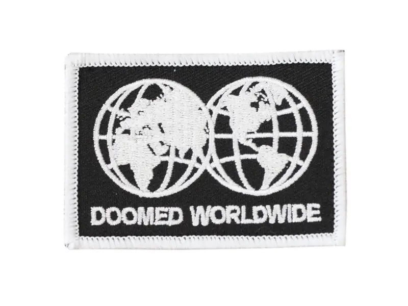 Doomed Brand "Globe Embroidered Patch" Aufnäher