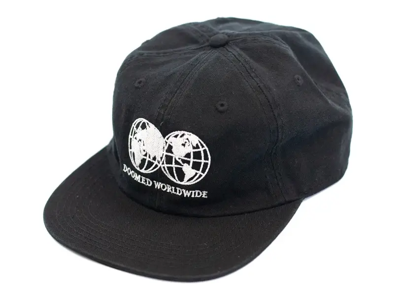 Doomed Brand "Globe" Cap - Black