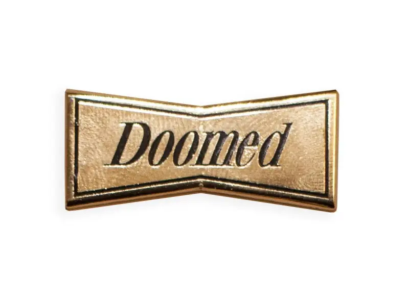 Doomed Brand "Gold Enamel" Anstecker Pin