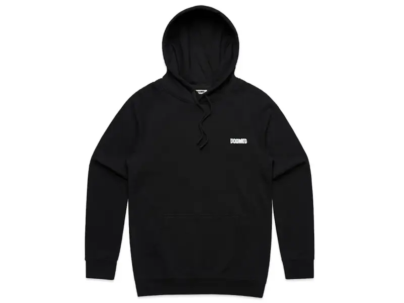 Doomed Brand "Good Evil Shit Dumb" Hooded Pullover - Black