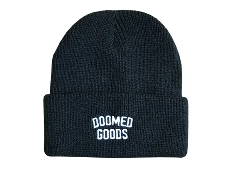 Doomed Brand "GOODS" Beanie Mütze - Black