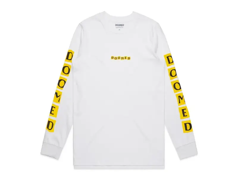 Doomed Brand "Jennys Block" Longsleeve - White