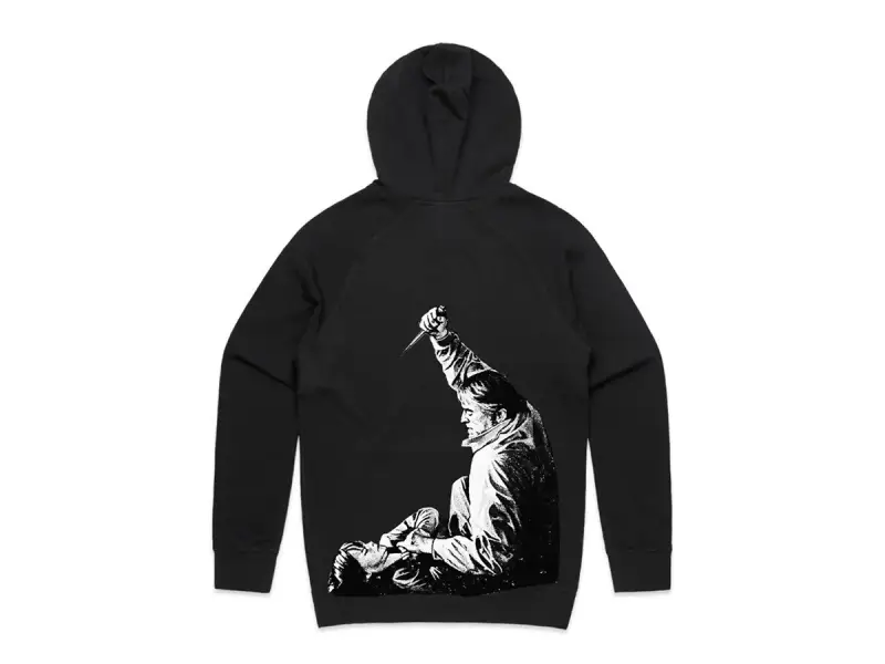 Doomed Brand "Knife" Hooded Pullover - Black