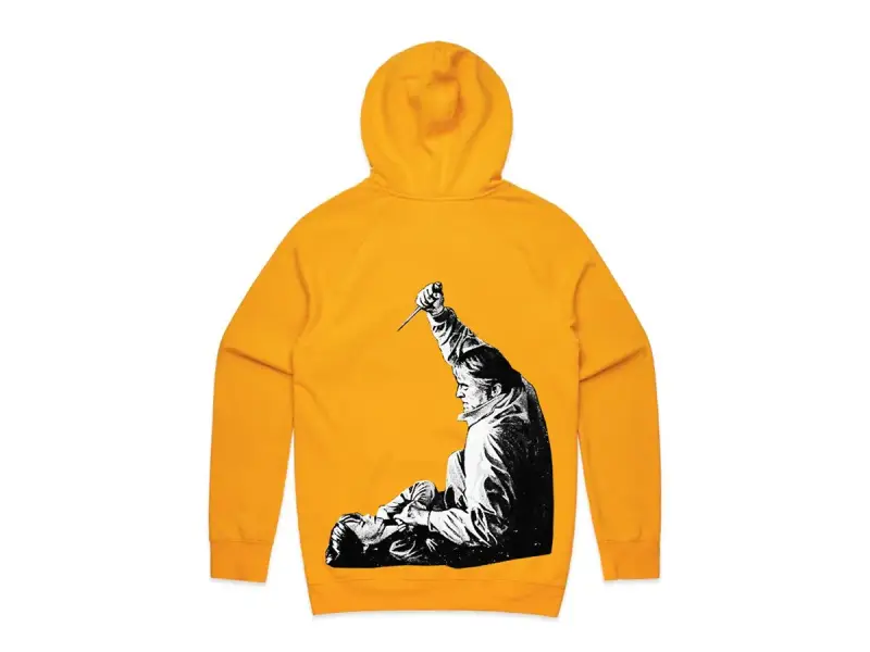 Doomed Brand "Knife" Hooded Pullover - Yellow Gold