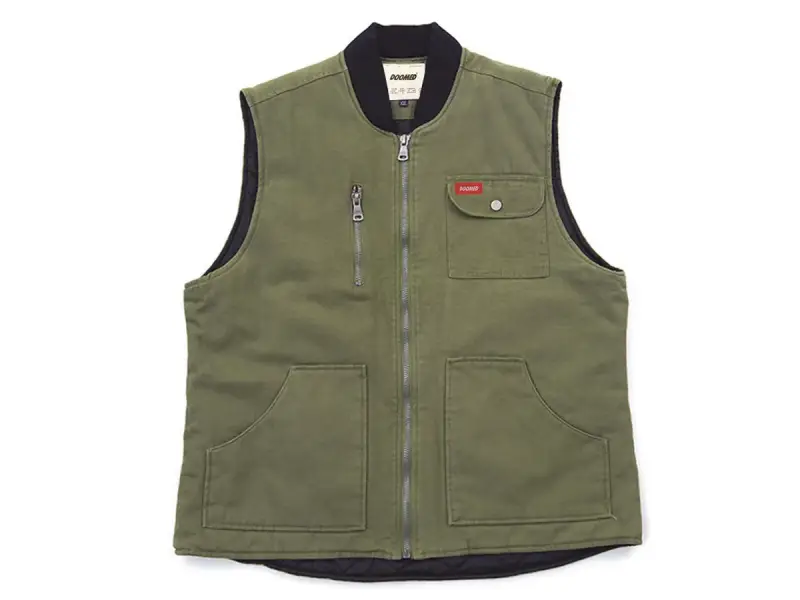 Doomed Brand "Labor" Vest - Green/Brown