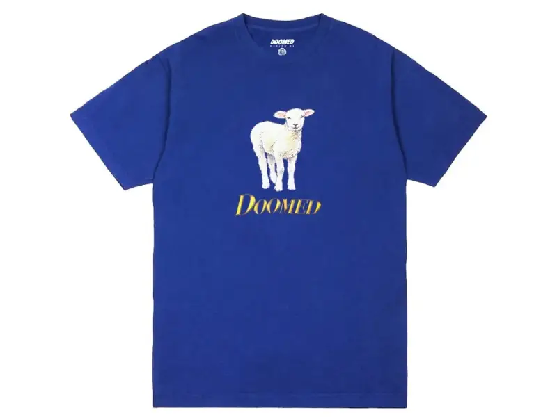 Doomed Brand "Lamb of God" T-Shirt - Blue