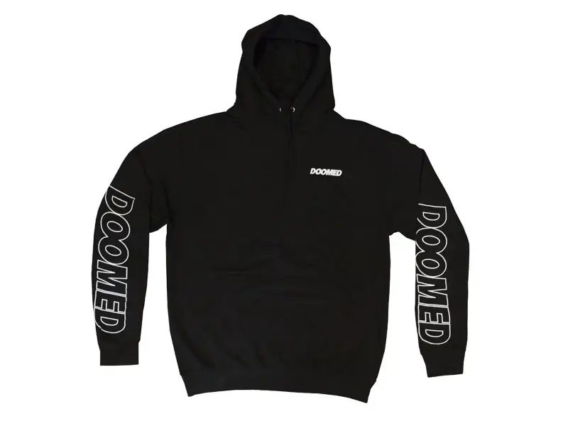 Doomed Brand "Marked" Hooded Pullover - Black