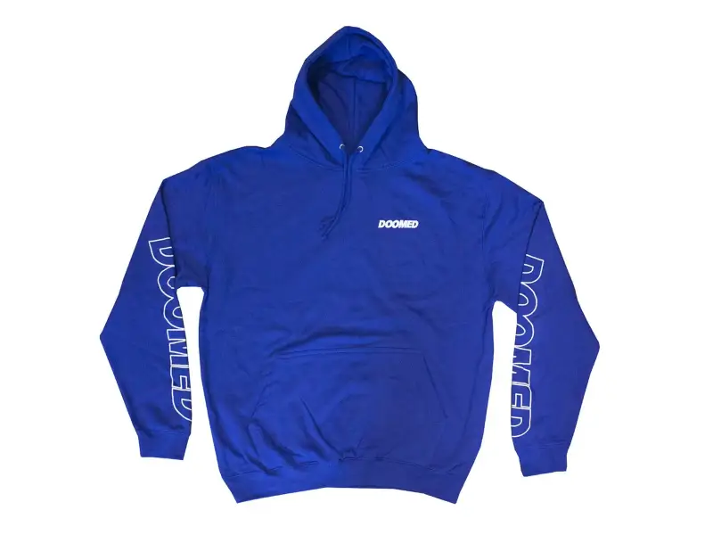 Doomed Brand "Marked" Hooded Pullover - Royal Blue