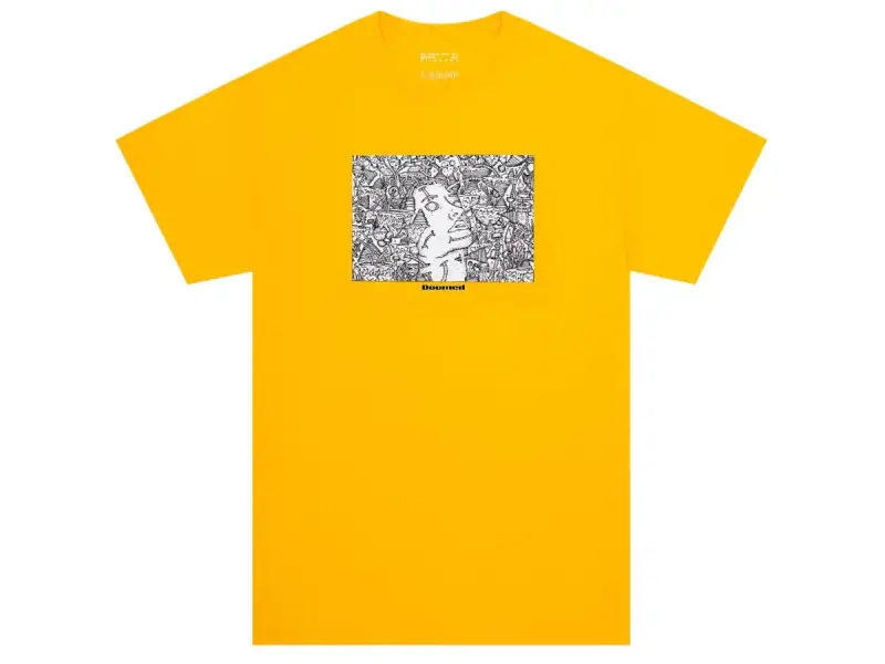 Doomed Brand "Metaverse Tee" T-Shirt - Yellow