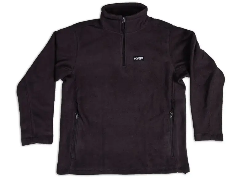 Doomed Brand "Mountain Quarter Zip Fleece" Pullover - Black