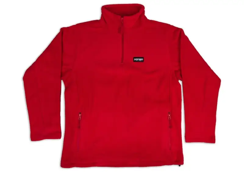 Doomed Brand "Mountain Quarter Zip Fleece" Pullover - Red