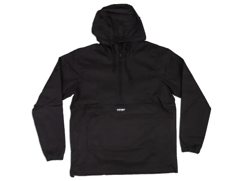Doomed Brand "Mountain" Windbreaker Jacke - Black