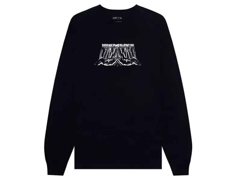 Doomed Brand "Nails" Longsleeve - Black