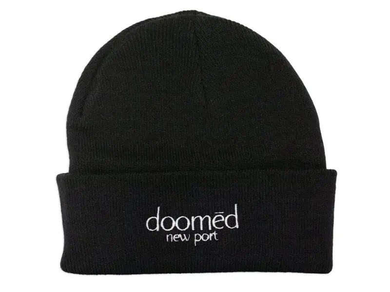 Doomed Brand "New Port" Beanie - Black