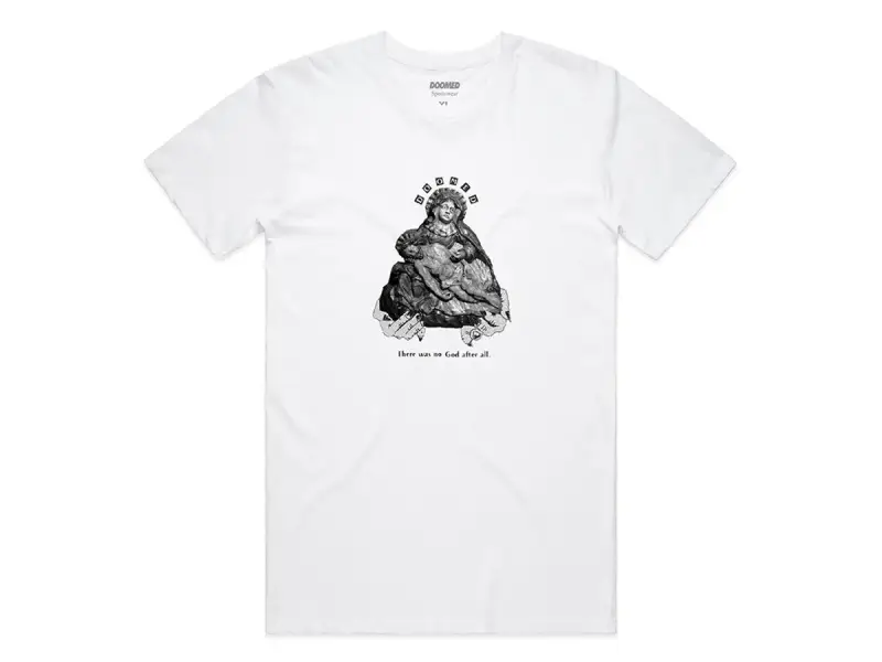 Doomed Brand "No God" T-Shirt - White