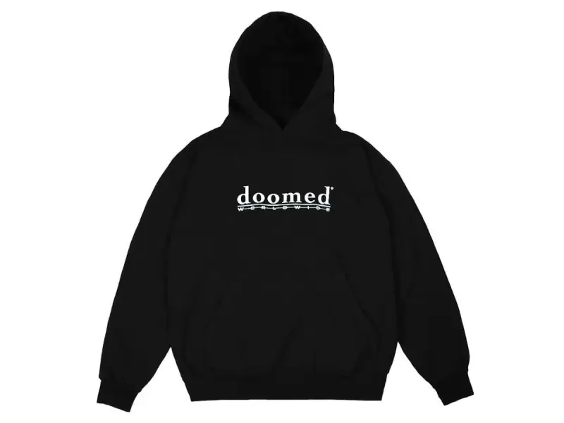 Doomed Brand "Odelate" Hooded Pullover - Black