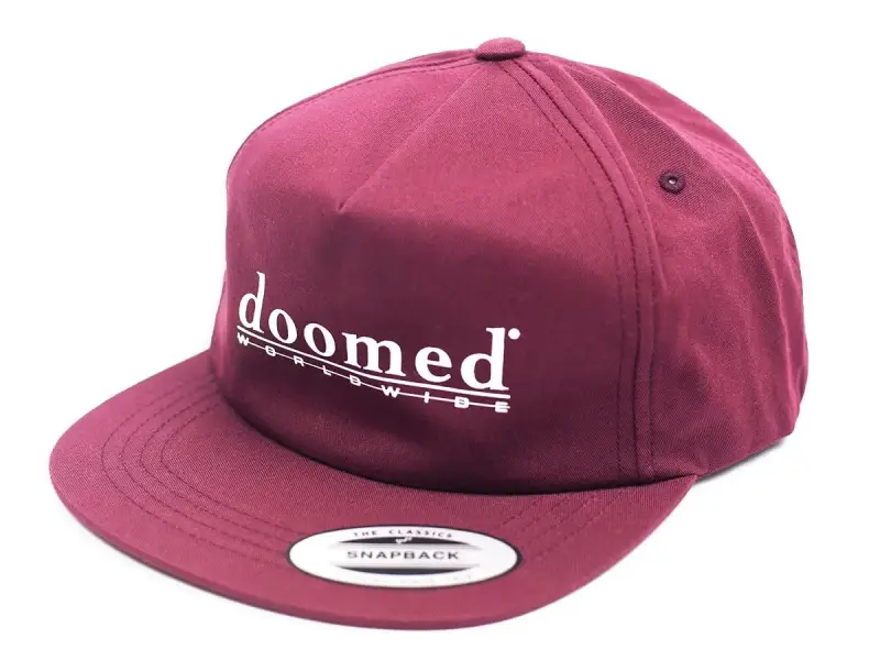 Doomed Brand "Odelate Snapback" Cap - Maroon