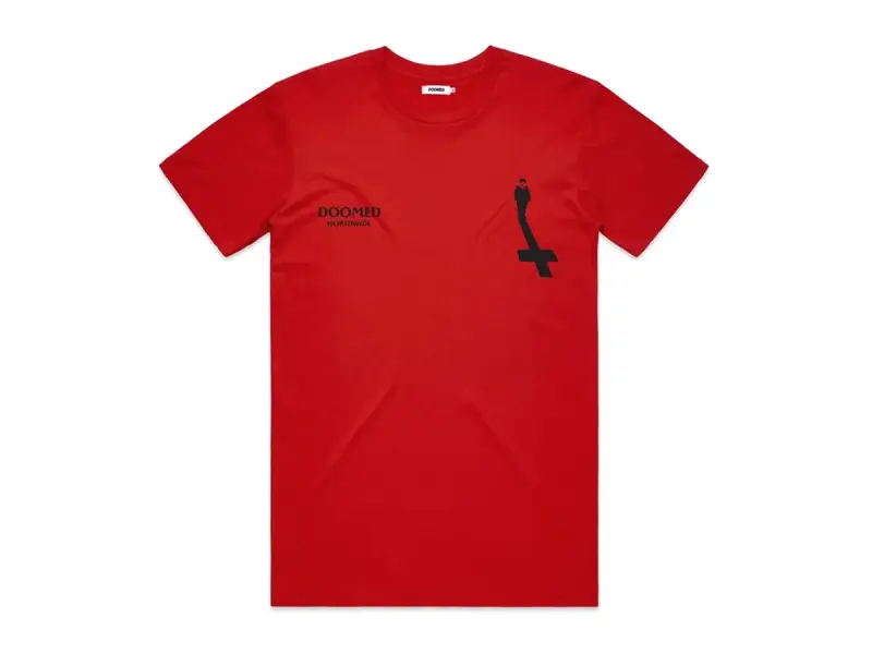 Doomed Brand "Omen Doomed" T-Shirt - Red