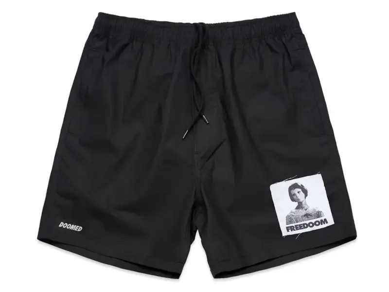 Doomed Brand "Patch" Kurze Hose - Black