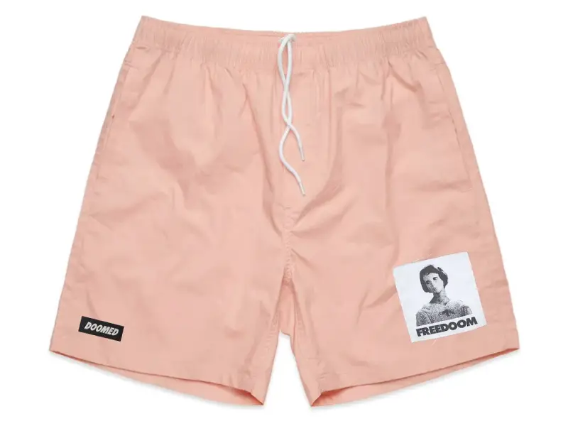 Doomed Brand "Patch" Short Pants - Pink