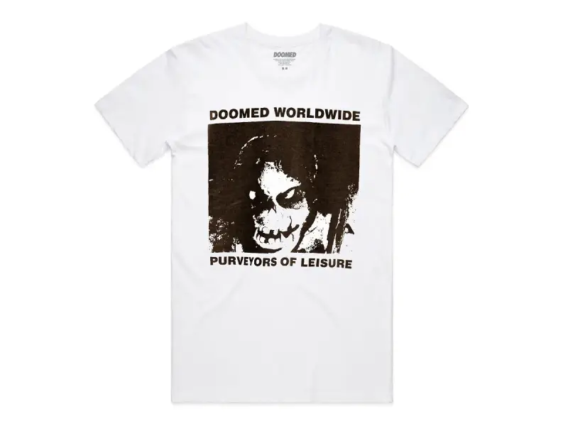 Doomed Brand "Phace Tee" T-Shirt - White