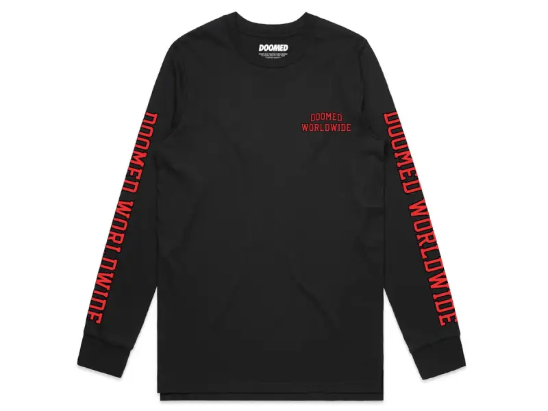 Doomed Brand "Play Sports" Longsleeve - Black