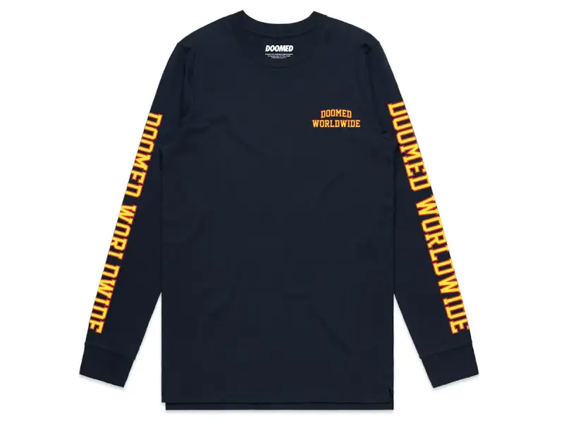 Doomed Brand "Play Sports" Longsleeve - Blue