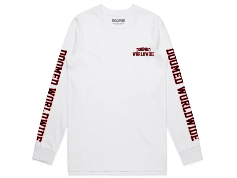 Doomed Brand "Play Sports" Longsleeve - White