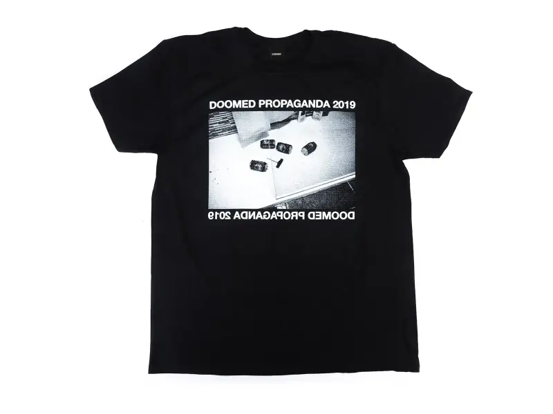 Doomed Brand "Propaganda" T-Shirt - Black