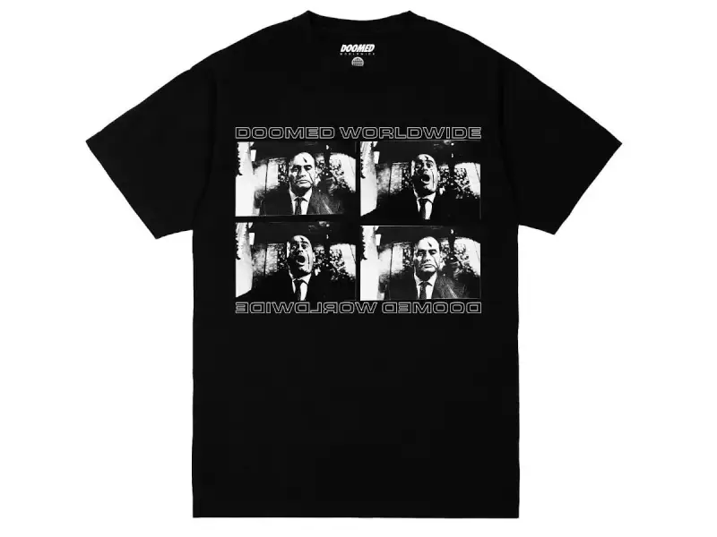 Doomed Brand "Psycho Worldwide" T-Shirt - Black