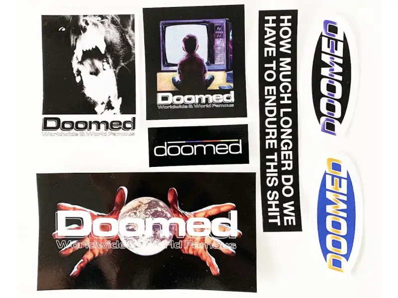 Doomed Brand "Q4 END" Stickerset
