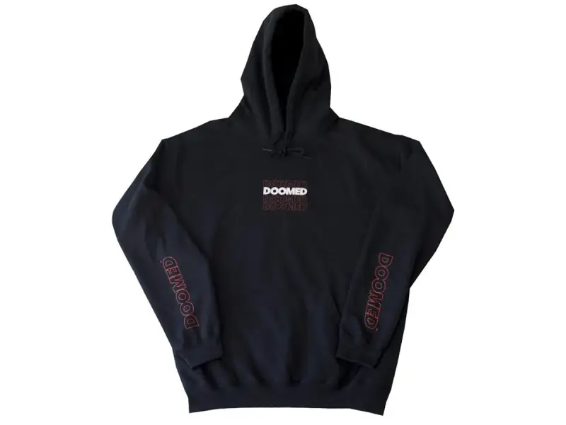 Doomed Brand "QUAD" Hooded Pullover - Black