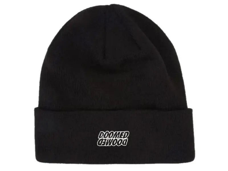 Doomed Brand "Reflect" Beanie Mütze - Black