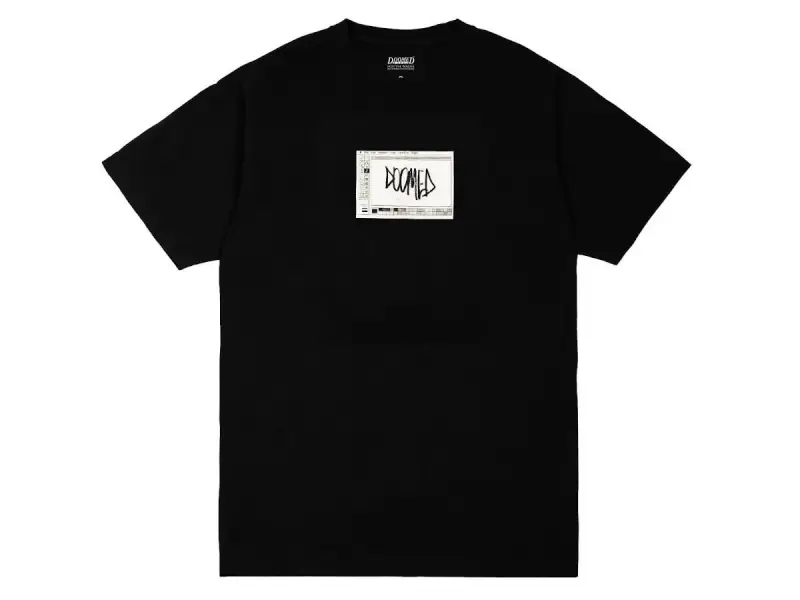Doomed Brand "S B Jobs" T-Shirt - Black