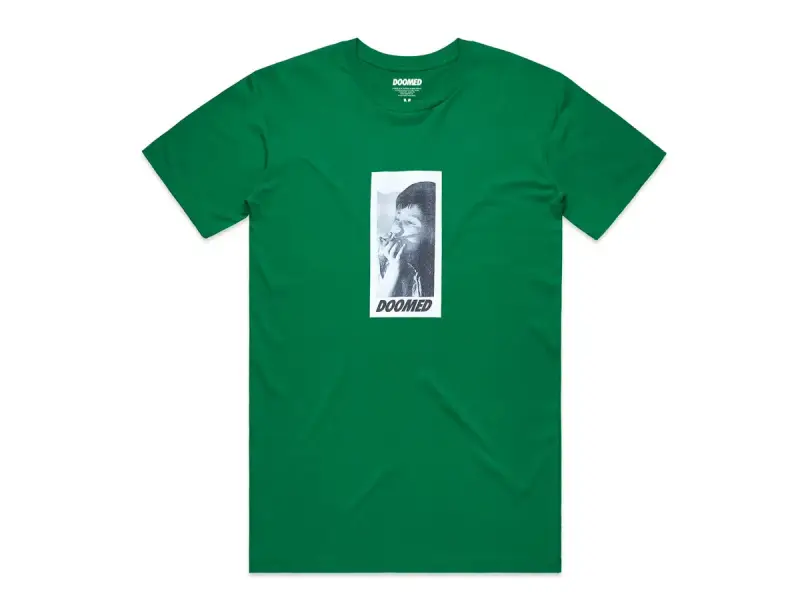Doomed Brand "Smoker" T-Shirt - Kelly Green