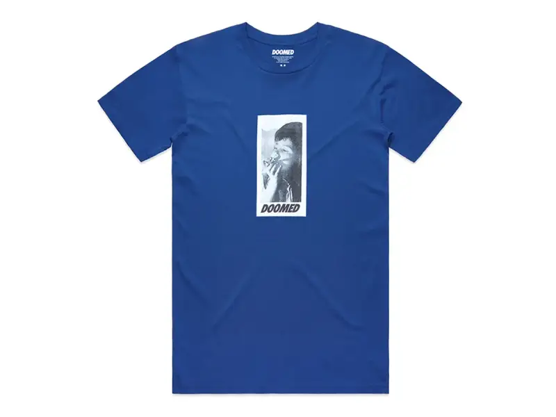 Doomed Brand "Smoker" T-Shirt - Royal Blue