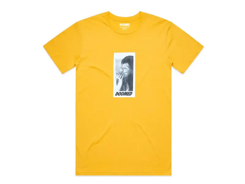 Doomed Brand "Smoker" T-Shirt - Yellow