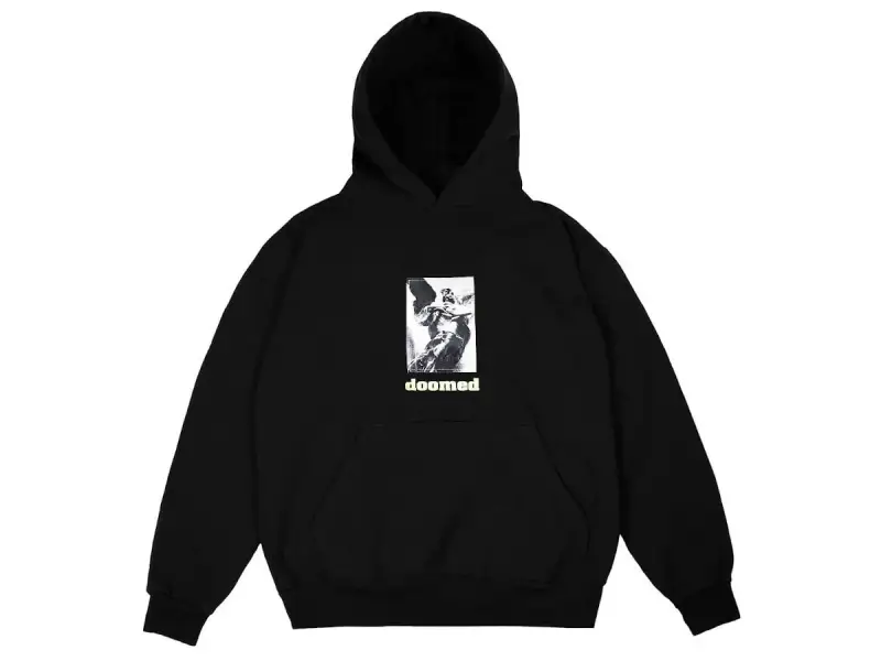 Doomed Brand "Statue" Hooded Pullover - Black