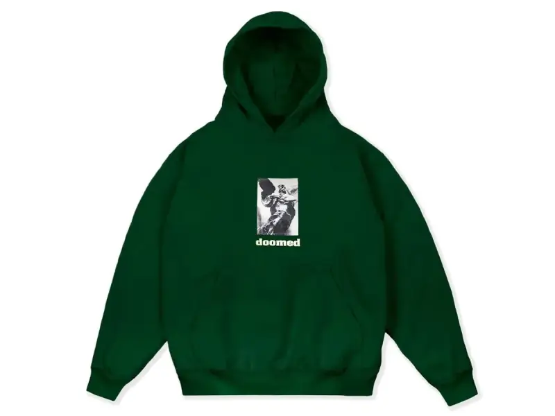 Doomed Brand "Statue" Hooded Pullover - Green