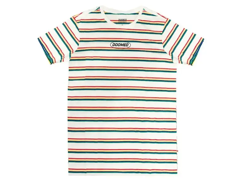 Doomed Brand "Striper" T-Shirt - White