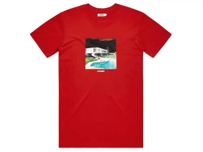 Doomed Brand "Summer" T-Shirt - Red