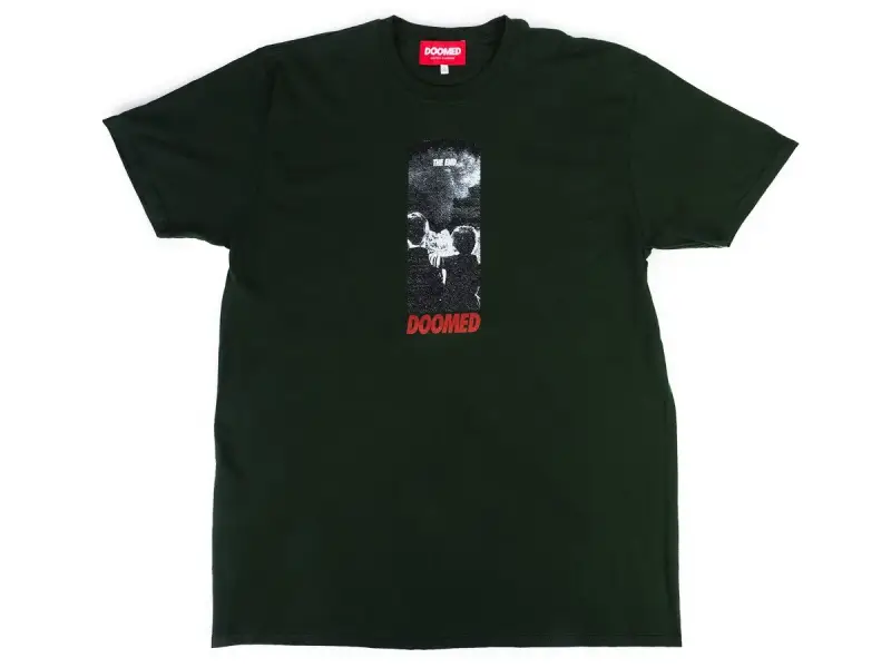 Doomed Brand "The End" T-Shirt - Forest Green