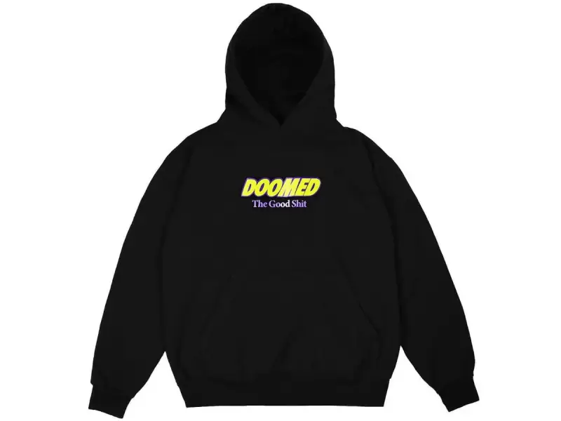 Doomed Brand "The Good Shit" Hooded Pullover - Black