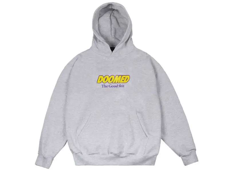 Doomed Brand "The Good Shit" Hooded Pullover - Grey