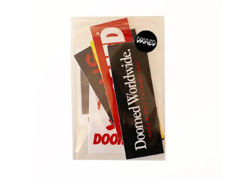 Doomed Brand "Vinyl 6 Pack" Stickerset