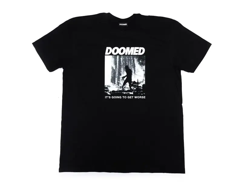 Doomed Brand "Walking Man" T-Shirt - Black