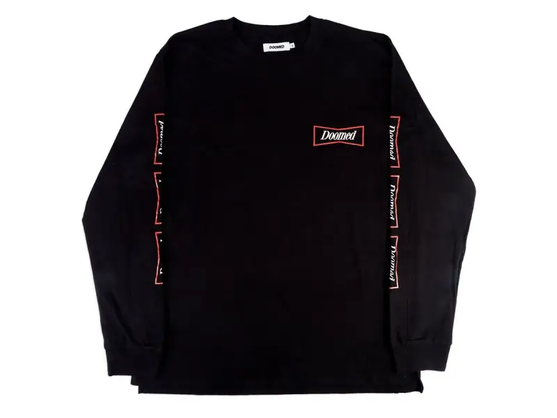 Doomed Brand "Wud Bieser" Longsleeve - Black