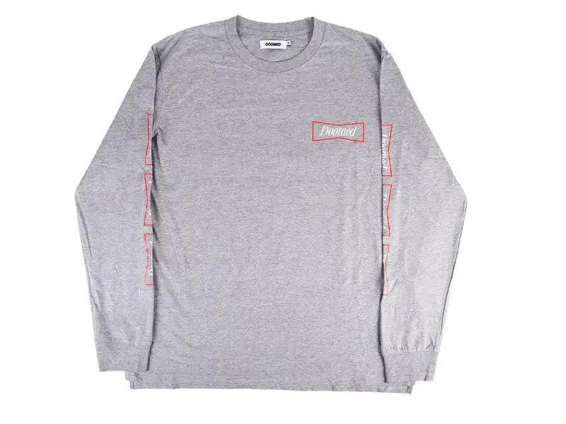 Doomed Brand "Wud Bieser" Longsleeve - Grey