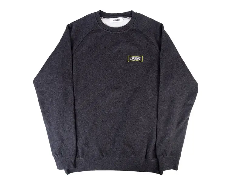Doomed Brand "Wud Bieser Sweater" Pullover - Asphalt Grey